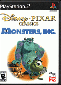 Monsters Inc Playstation 2 US box art